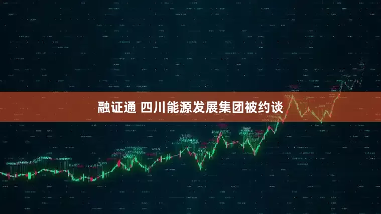 融证通 四川能源发展集团被约谈